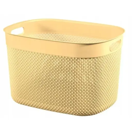 Basket Filo XL 30L 44x33x27cm yellow