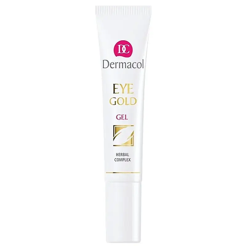 Dermacol Eye Gel Against Puffiness, Fatigue and Dark Circles (Gold) 15 Ml