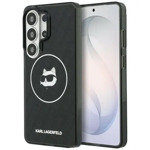 Case Karl Lagerfeld IML Repeated         Choupette MagSafe for Samsung Galaxy S26 Ultra black