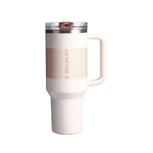 Термокружка с трубочкой The Quencher ProTour Flip Straw Tumbler 1,18 л, светло-розовая