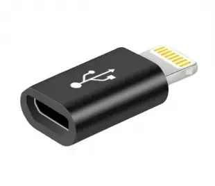 Fusion (MD820ZM|A) Universāls Adapteris Micro USB uz Lightning Melns 