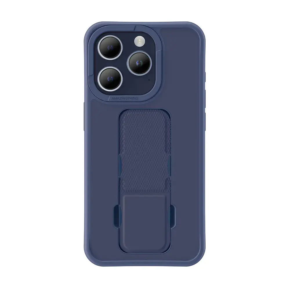 Amazing Thing Matte Pro maciņš ar MagSafe atbalstu telefonam iPhone 15 Pro tumši zils
