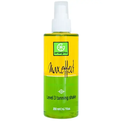 Oranjito Level 3 Shake 2-phase Tanning Bed Sunscreen 200 Ml