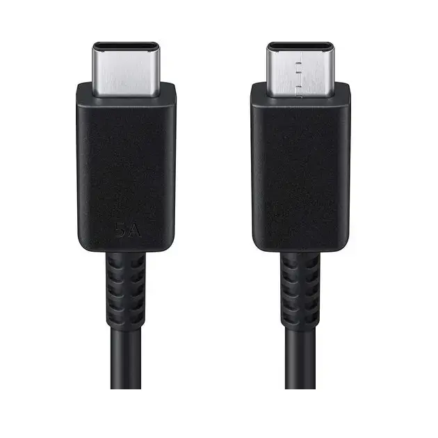 Samsung EP-DX510JBE datu pārraides un uzlādes vads | USB-C uz USB-C | 100W | 1.8m | melns