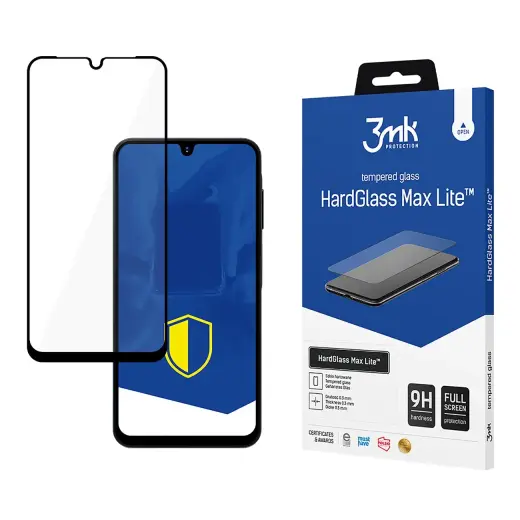 3mk HardGlass Max Lite tempered glass for phone Samsung Galaxy A16 black