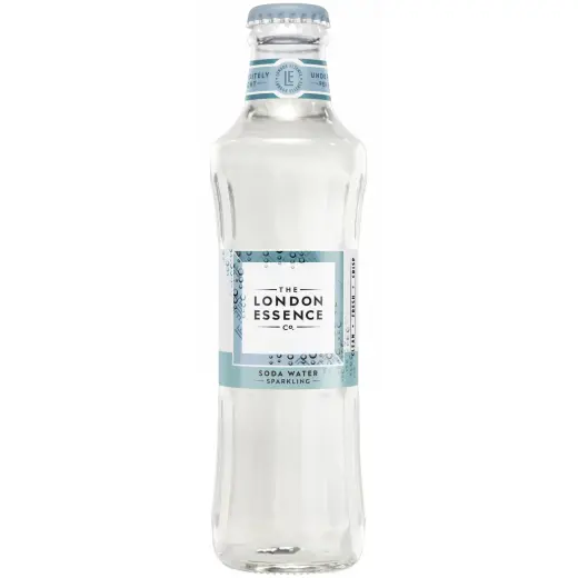 Bezalkoholisks dzēriens LONDON ESSENCE Soda Water, gāzēts, stiklā, 0.2l (DEP)