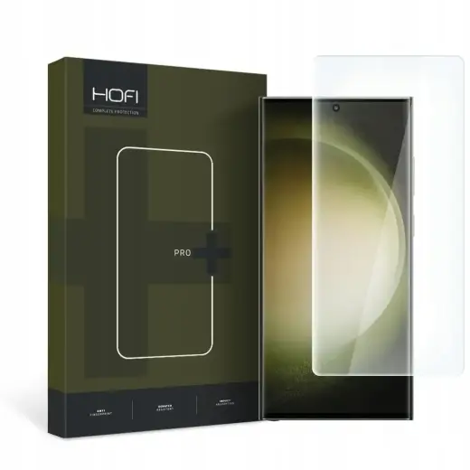 HOFI UV GLASS PRO+ GALAXY S23 ĪPAŠI CAURSPĪDĪGS RŪDĪTS STIKLS