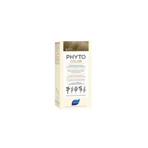 Phyto, Color, Permanent Hair Dye, 9 Very Light Blonde, 50 ml