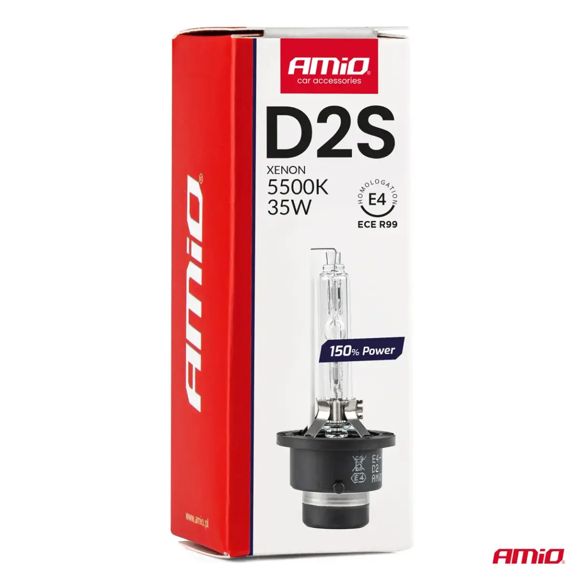 Xenon bulb D2S 5500K AMiO 150% POWER