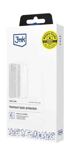 3mk Clear Case Eco phone case for iPhone 13 | iPhone 14 transparent