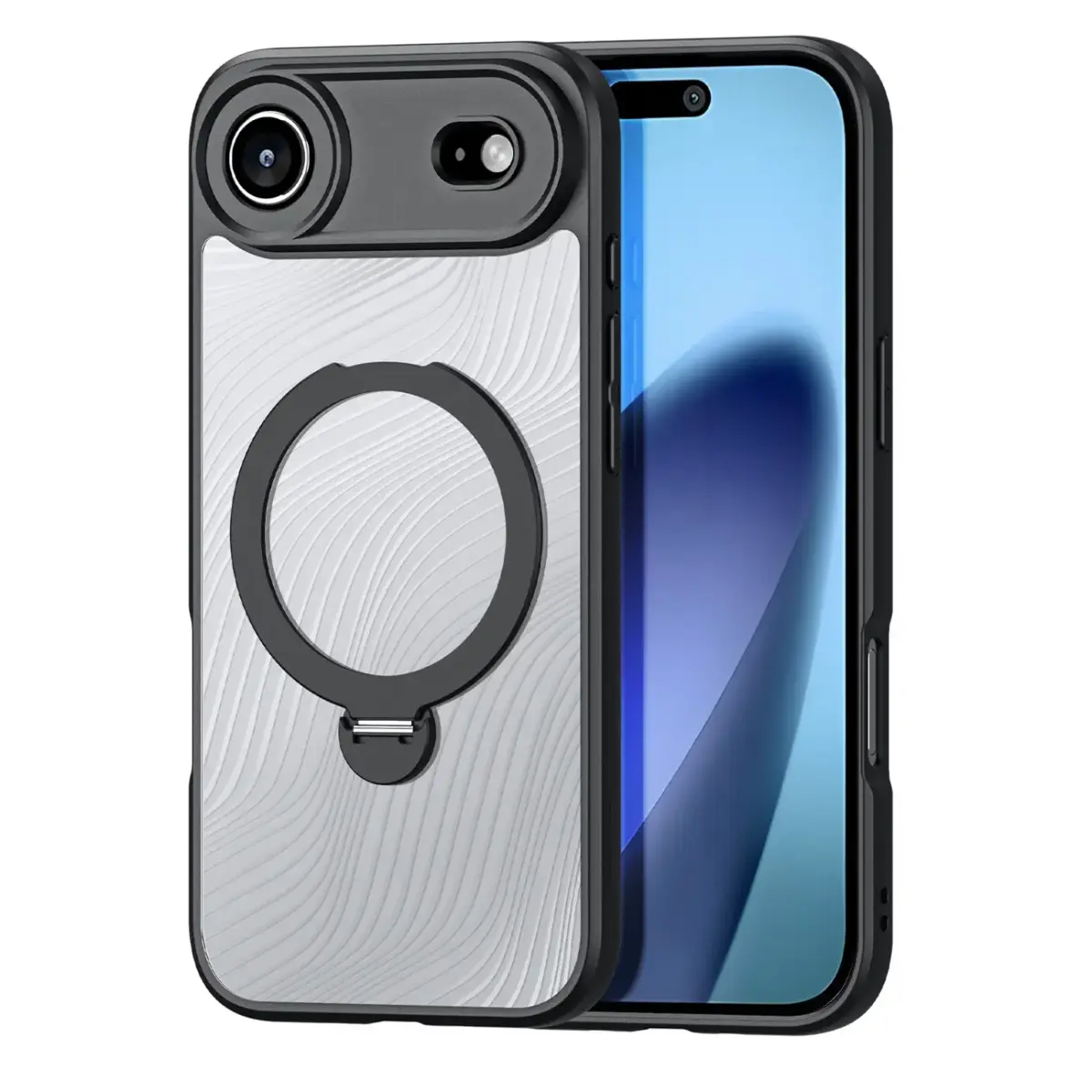 Dux Ducis Aimo Mag Case with Magnetic Ring and Stand for iPhone 17 Air â Black