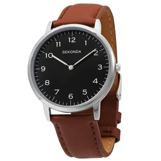 Sekonda, Sekonda, Quartz Leather Strap Watch, 1348.84, For Men