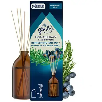 Glade Aromatherapy Reeds Refreshing Energy - Tyčinkový difuzér 80ml