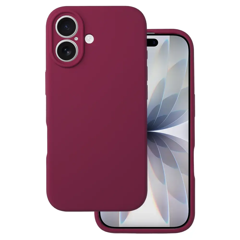 Silicone Lite Case for Iphone 17 burgundy