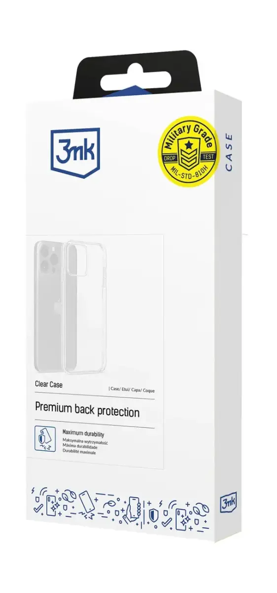 3mk Clear Case for Xiaomi Redmi Note 14 Pro 4G - transparent
