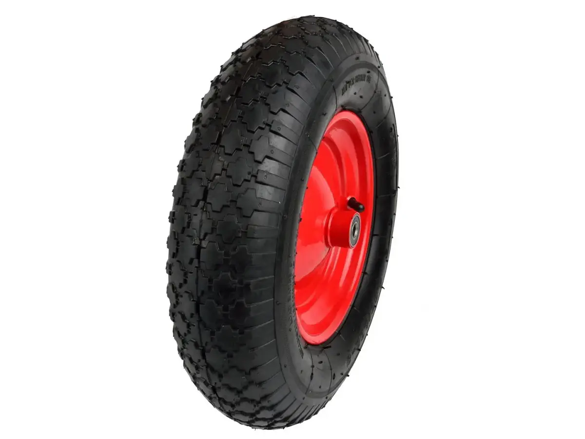 Guminis ratas 4.00-8 2PR – raudonas ratlankis