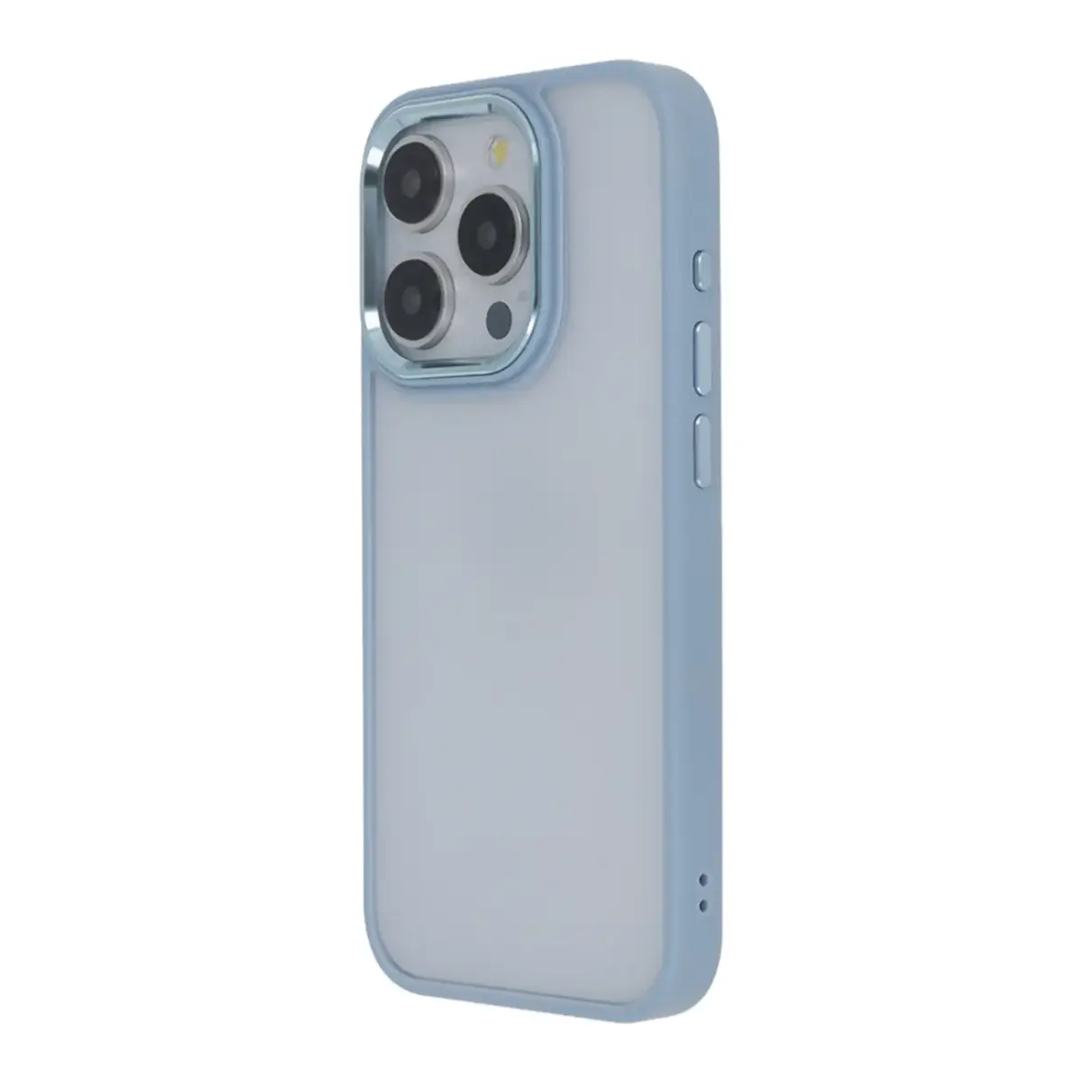 Satin Elegant Matt Case for iPhone 13 6,1" blue