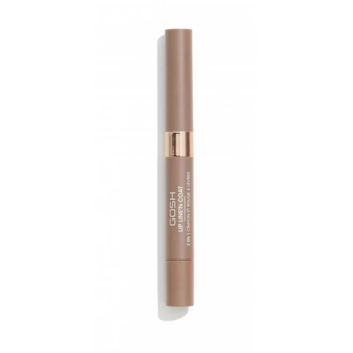 Gosh, Line'n Coat, Lip Liner & Lip Coat 2-In-1, 003, Soft Nougat, 2 ml