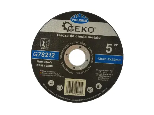 Metallilõikeketas GEKO Premium 125x1,2x22,2mm
