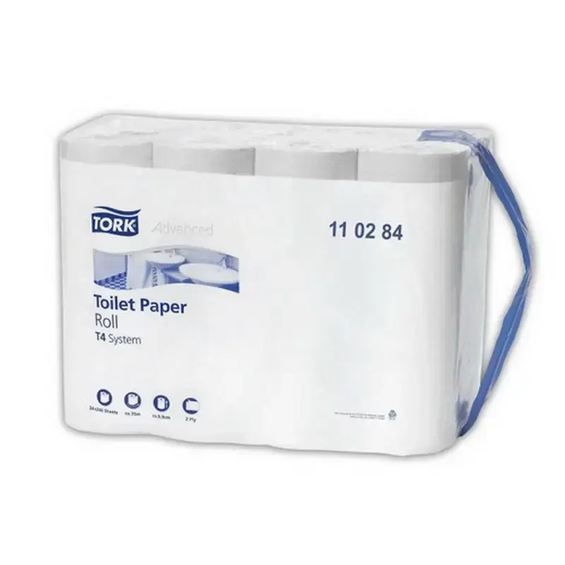 Tualetes papīrs TORK Advanced T4, 2 sl., 248 lapiņas rullī, , 10 cm x 34.72 m, 24 gab./iepak.