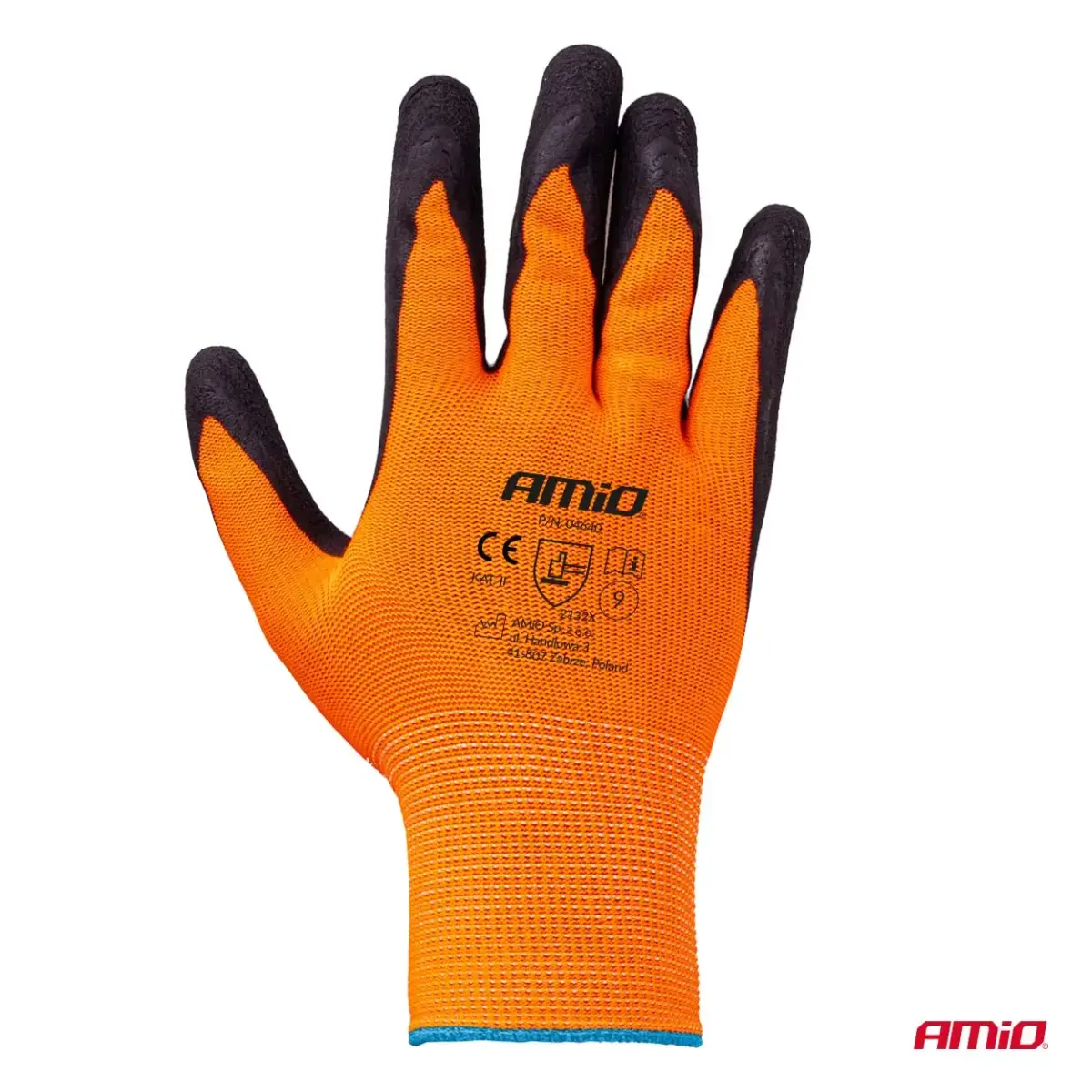 PE Latex foamsafety gloves 4 pcs Size 9 (2 pairs), 2132X AMIO-04640