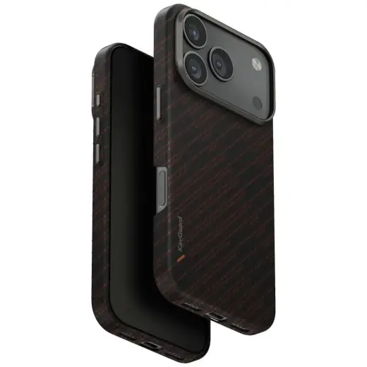 Case UNIQ Keva EDGE for iPhone 17 Pro  Magclick Charging orange