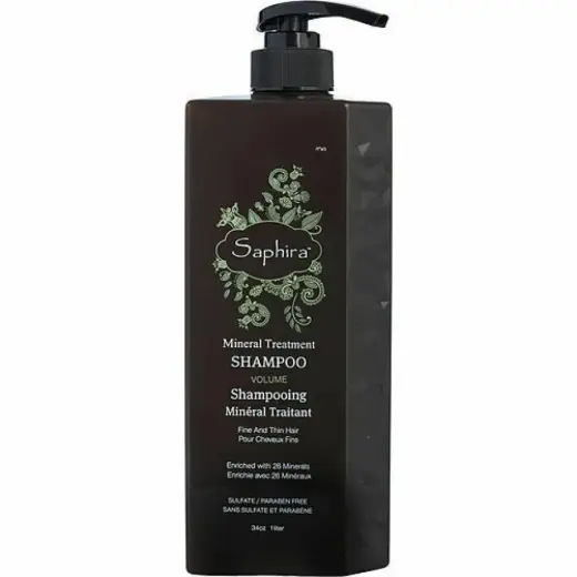 Saphira, Mineral Treatment, Hair Treatment Shampoo, For Volume, For Fine Or Thin Hair, 1000 ml