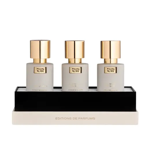Editions De Parfums Ambre Set Maison De L'Asie: Lost Lovers, Extrait De Parfum, Unisex, 15 ml + Les Nuits De Bali, Extrait De Parfum, Unisex, 15 ml + Les Soirs De Siam, Extrait De Parfum, Unisex, 15 ml