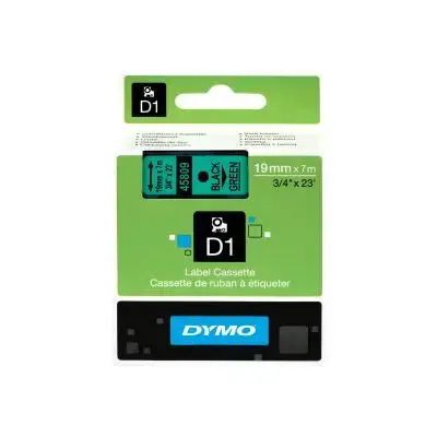 Dymo Schriftband 45809 Green Black (S0720890)