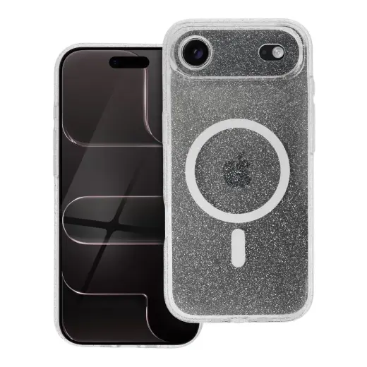 Clear Mag telefono dėklas su MagSafe palaikymu iPhone 17 Air skaidrus