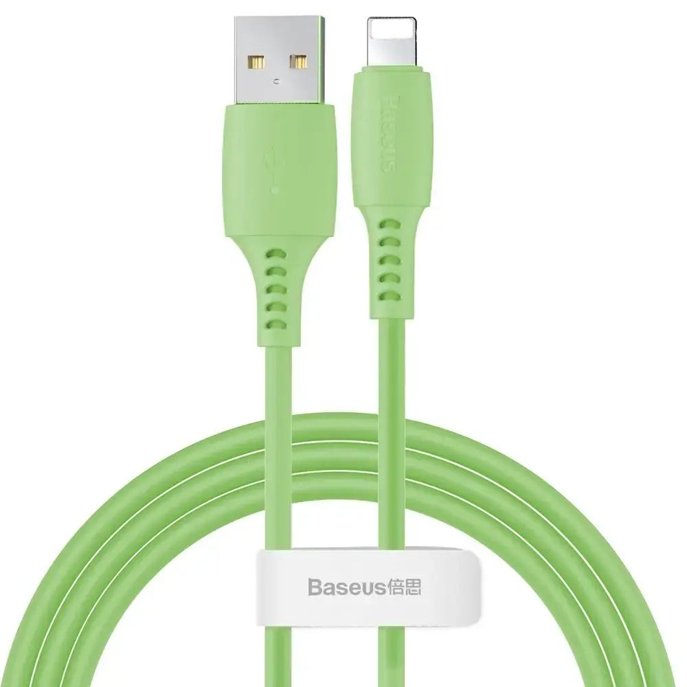 Baseus Colourful Cable USB | Lightning 2.4A 1.2m green (CALDC-06)