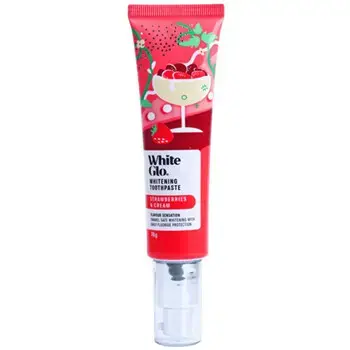 White Glo Strawberries and Cream Whitening Toothpaste - Toothpaste 70.0g