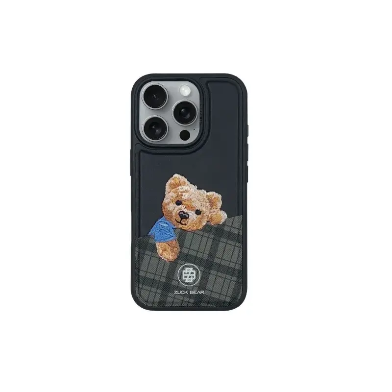 Zuck Bear Darren maciņš telefonam iPhone 16 Pro Max melns