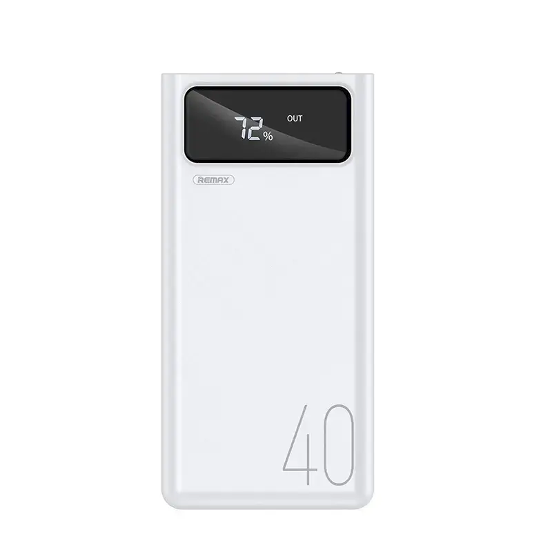 Remax RPP-113 MENGINE Series Power Bank Universal Charger for Devices 40000 mAh | 2.1A white