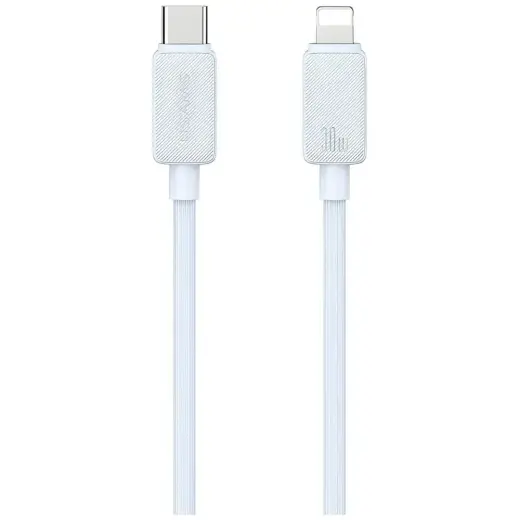 USAMS KY Series US-SJ692 data transfer and charging cable | USB-C to Lightning | 30W | 1m | white