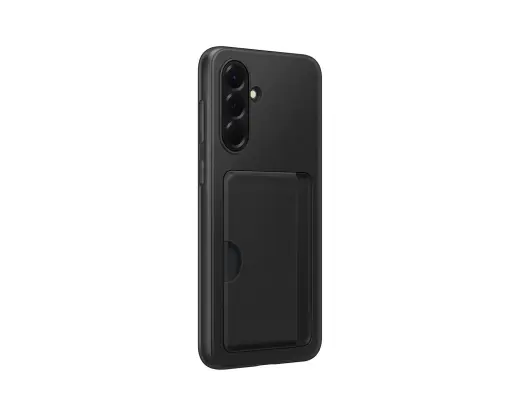 Samsung EF-OA566TBE Card Slot telefono dėklas Samsung Galaxy A56 (A566) juodas (Pažeista pakuotė)