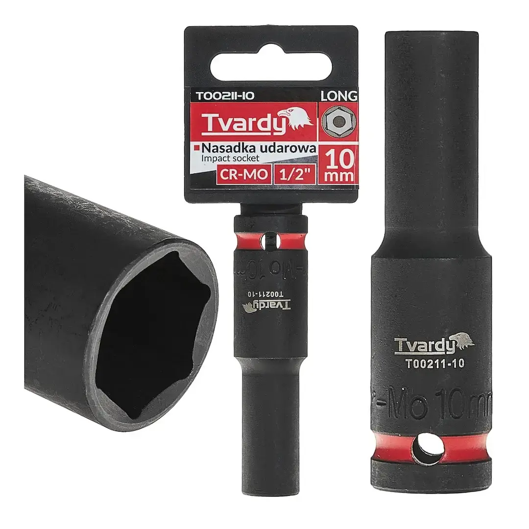 Deep Impact Socket 1/2" 6PT 10mm CR-MO