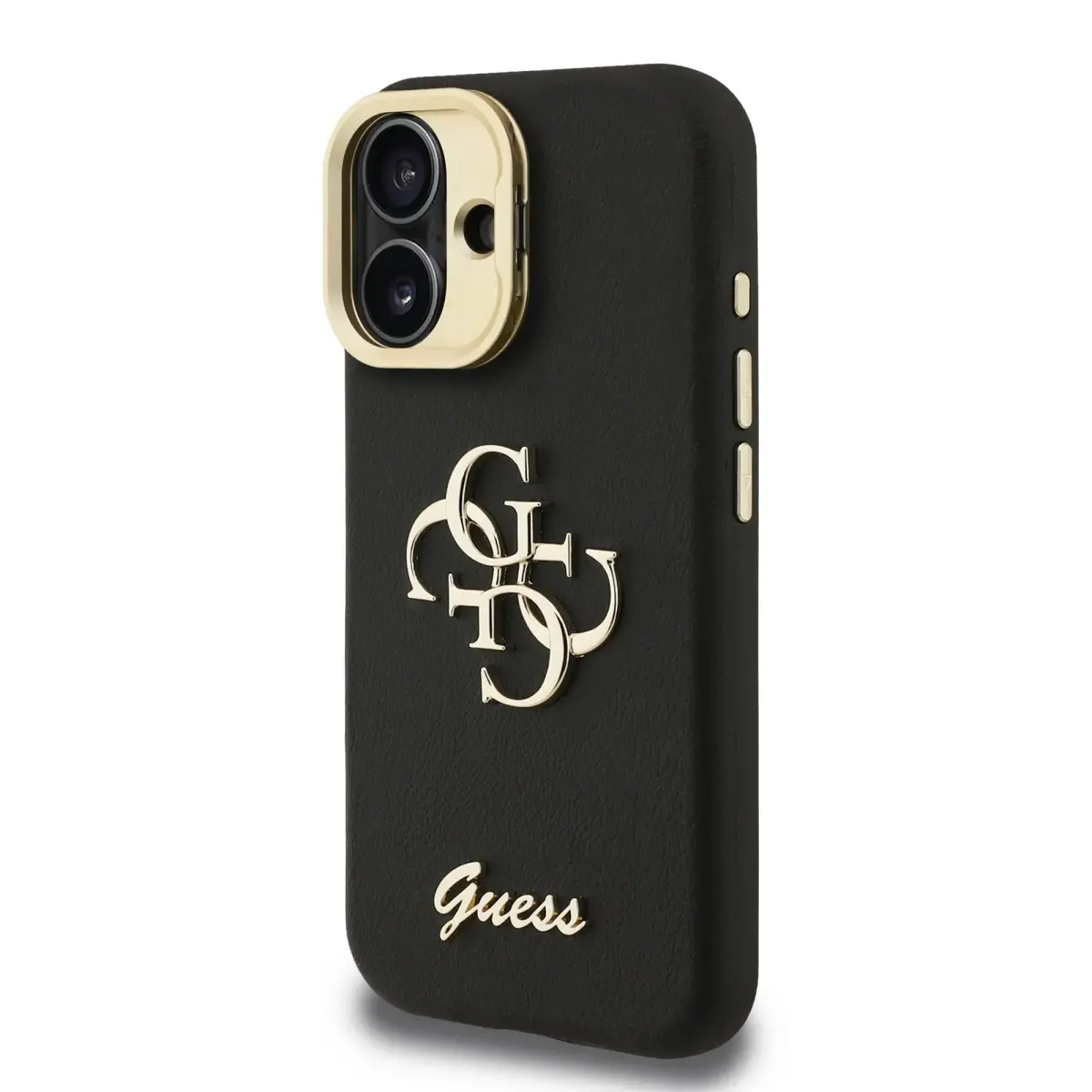Guess telefona maciņš priekš iPhone 16 melns
