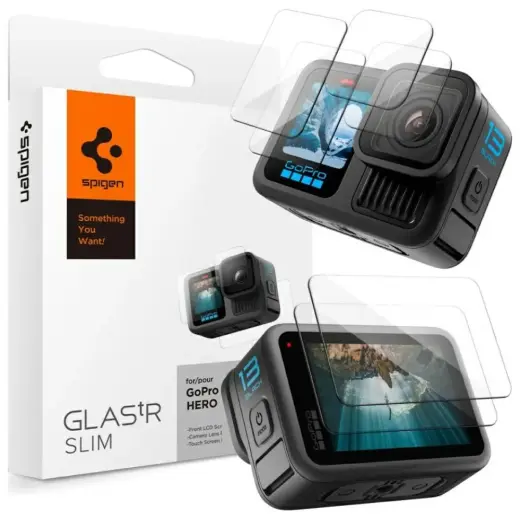 Tempered glass Spigen Glas.TR Slim for GoPro Hero 13 2pcs