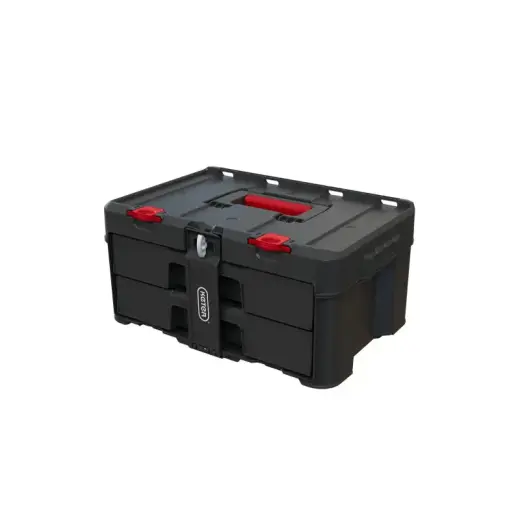 Instrumentu kaste ar 2 atvilktnēm Stack'N'Roll 2 Drawers 48,1x33,2x23,3cm