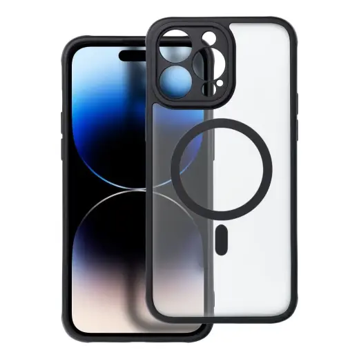 FULL MATTE MAG COVER phone case with MagSafe support for iPhone 14 Pro Max black