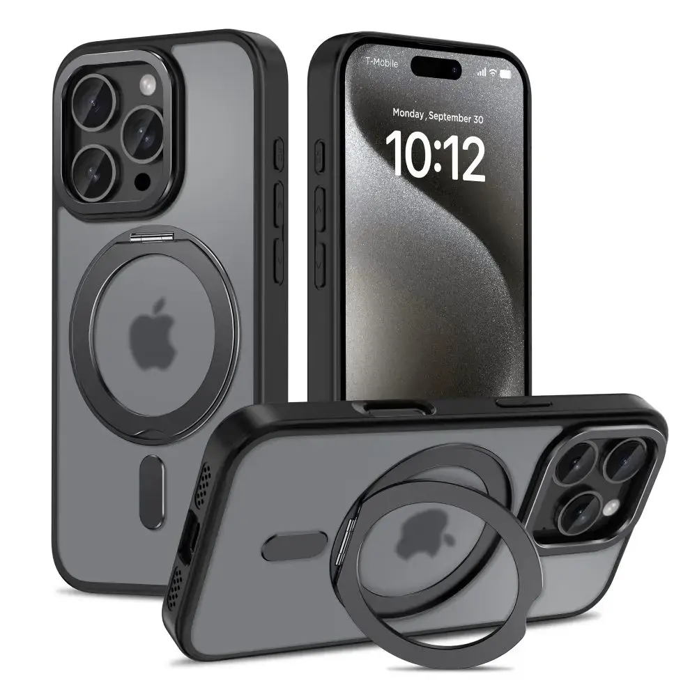 TECH-PROTECT MAGSAFE MAGRING IPHONE 16 PRO MAX MATĒTS MELNS