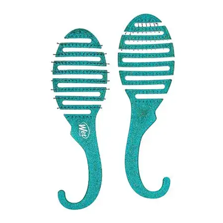 Wet Brush Shower Brush Teal Glitter