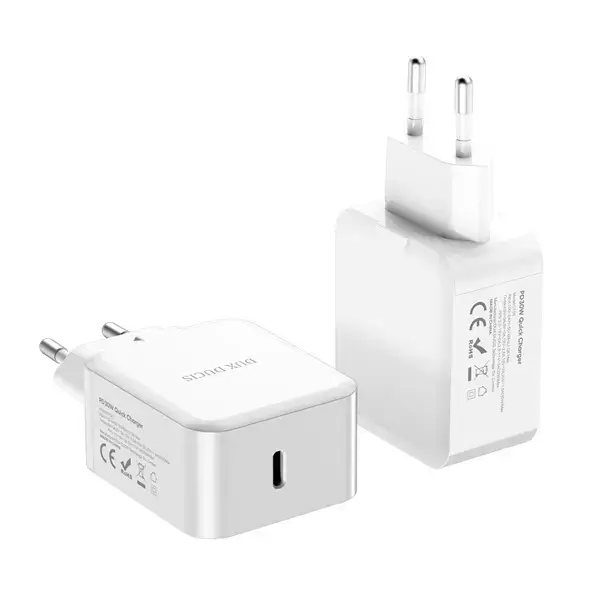 Dux Ducis C100 tīkla lādētājs | 30W | PD | USB-C | balts