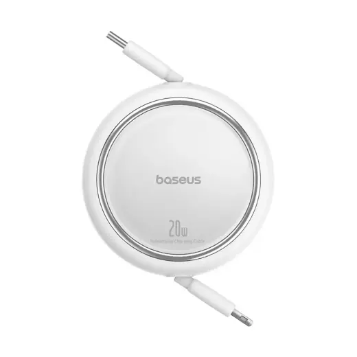 Baseus Free2Pull P10364501511-00 data transfer and charging cable | USB-C to Lightning | 20W | 1m | white