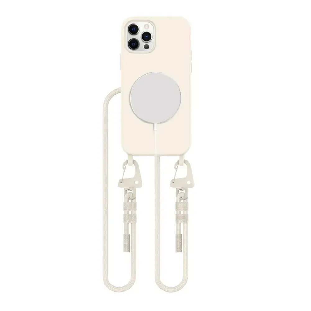 Tech-Protect MagNecklace MagSafe Case for iPhone 12 | 12 Pro - Beige
