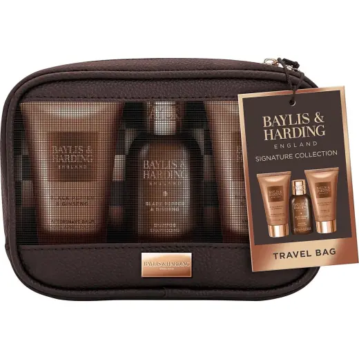 Baylis & Harding, Set Regalo Bellezza, Geschenkset Black Pepper & Ginseng Set 3-tlg (Set per La Cura Del Corpo)