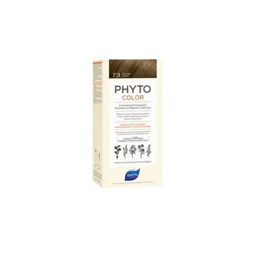 Phyto, Color, Permanent Hair Dye, 7.3 Golden BLonde, 100 ml