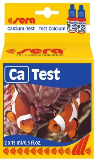 Kalcija tests jūras akvārijiem - Sera Calcium-Test