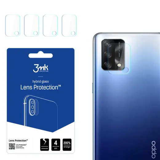 Oppo F19 - 3mk Lens Protection™ screen protector